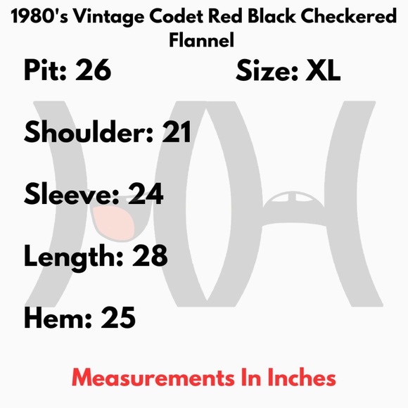 1980's Vintage Codet Red Black Checkered Flannel - Picture 5 of 5